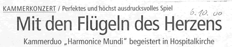 (Mit den Fl�geln des Herzens]